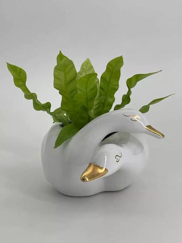 Cache pot vintage en porcelaine