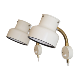 Pair of Scandinavian appliques "Bumling" by Anders Pehrson for Ateljé Lyktan 1970