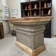 Oak bar counter