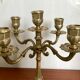 Golden bronze chandelier