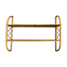 Rattan shelf 60s