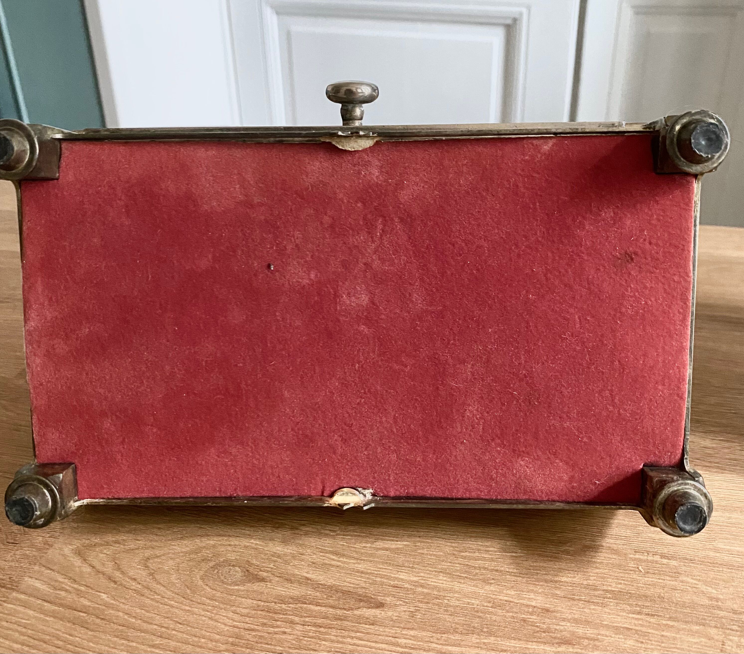 Table mirror, Vera Lucino, silver plated