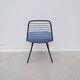 Jean-Louis Bonnant chair in metal and fabric, 1950