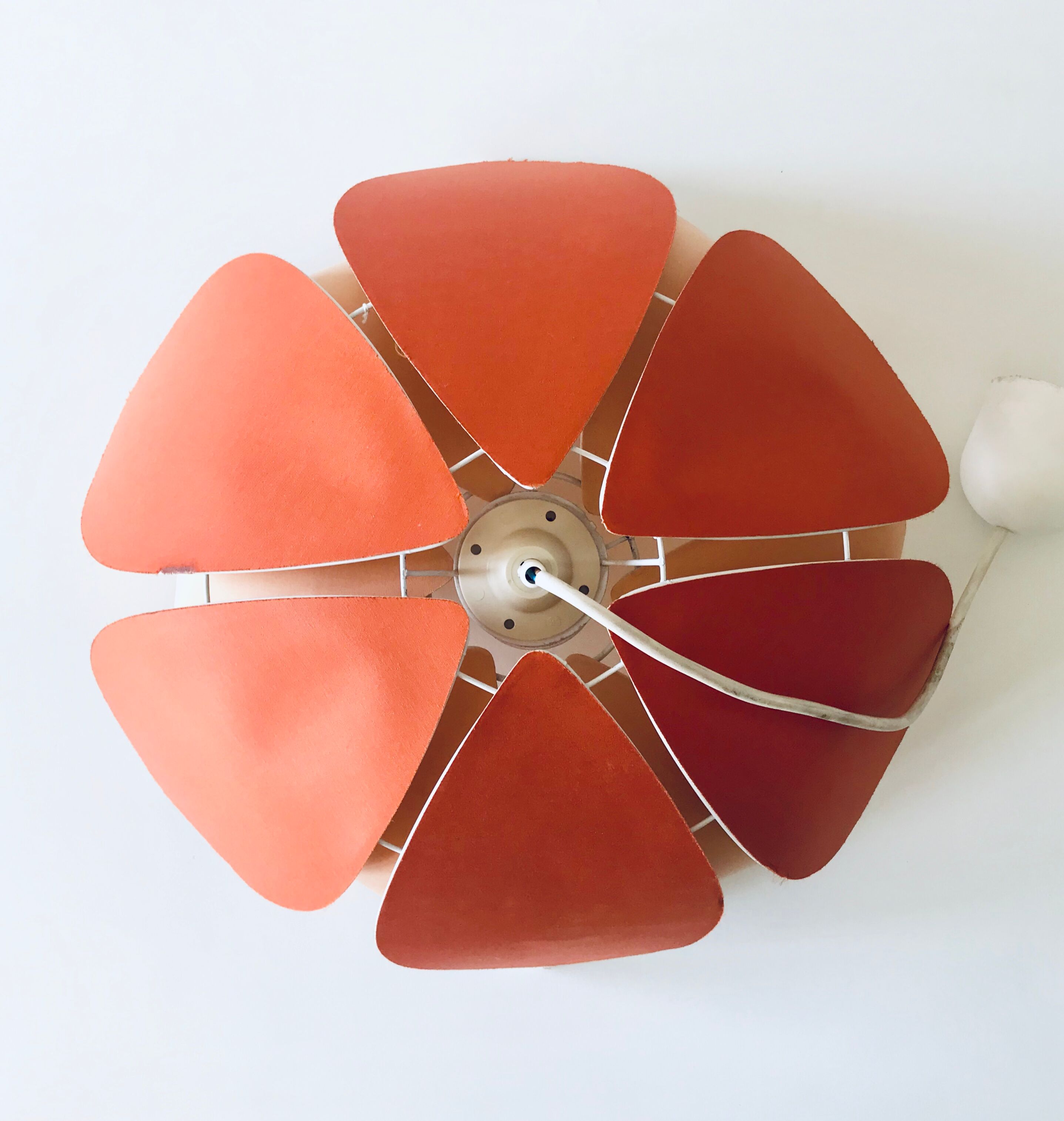 Flower hanging lamp years 70