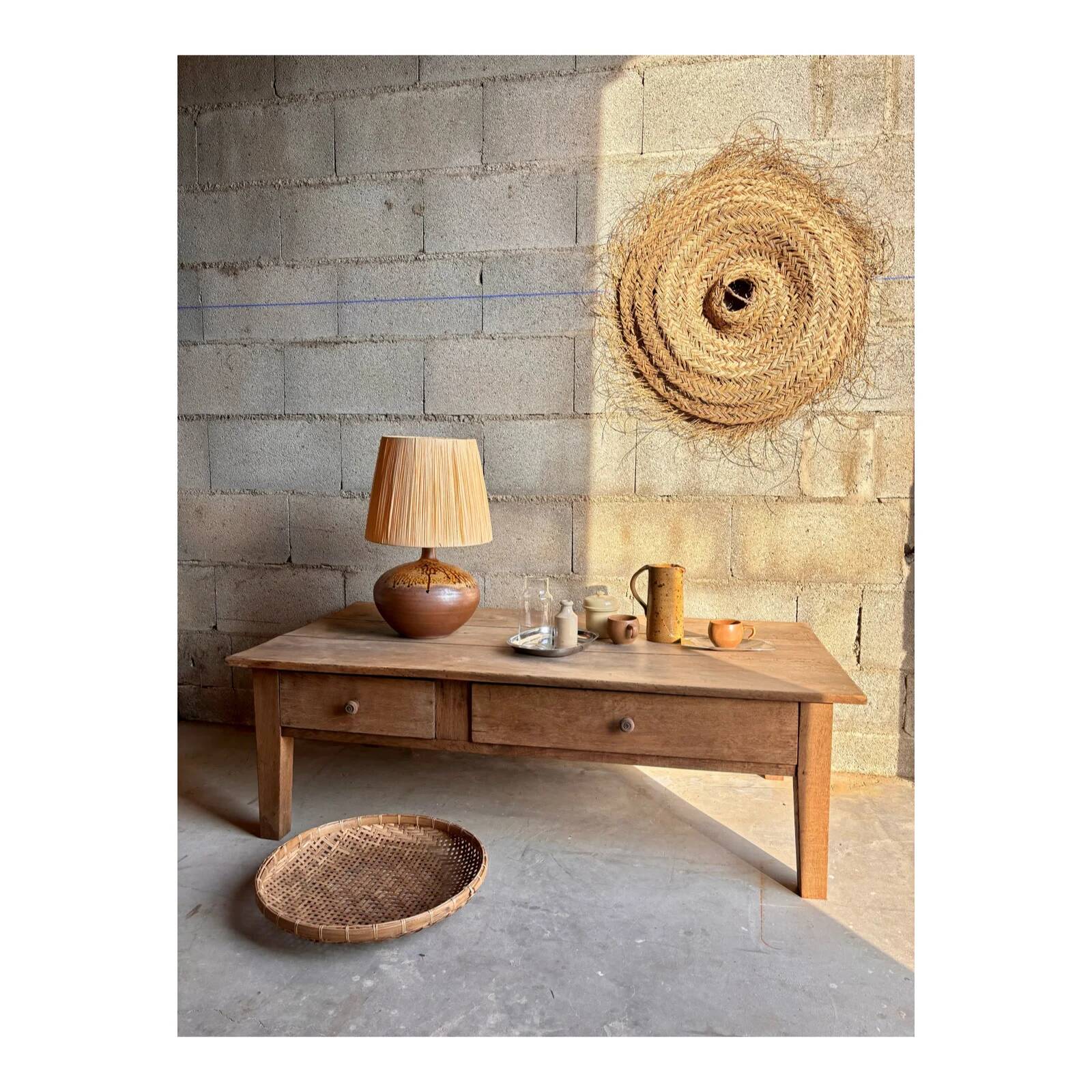 Table basse en chêne