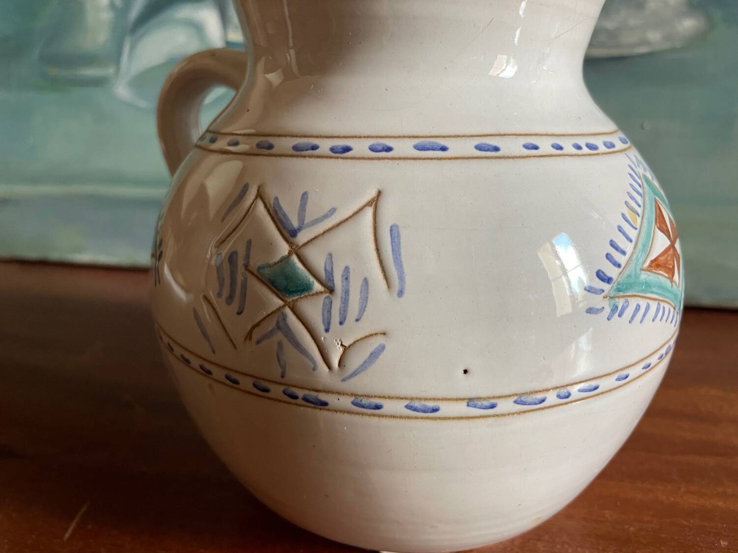 Pichet vintage en céramique