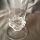 Small crystal vase of Daum contemporary shape small flowers or soliflore