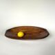 Carved solid wood cup, vintage 1960