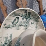 Snow gravy boat sarreguemines u& cie