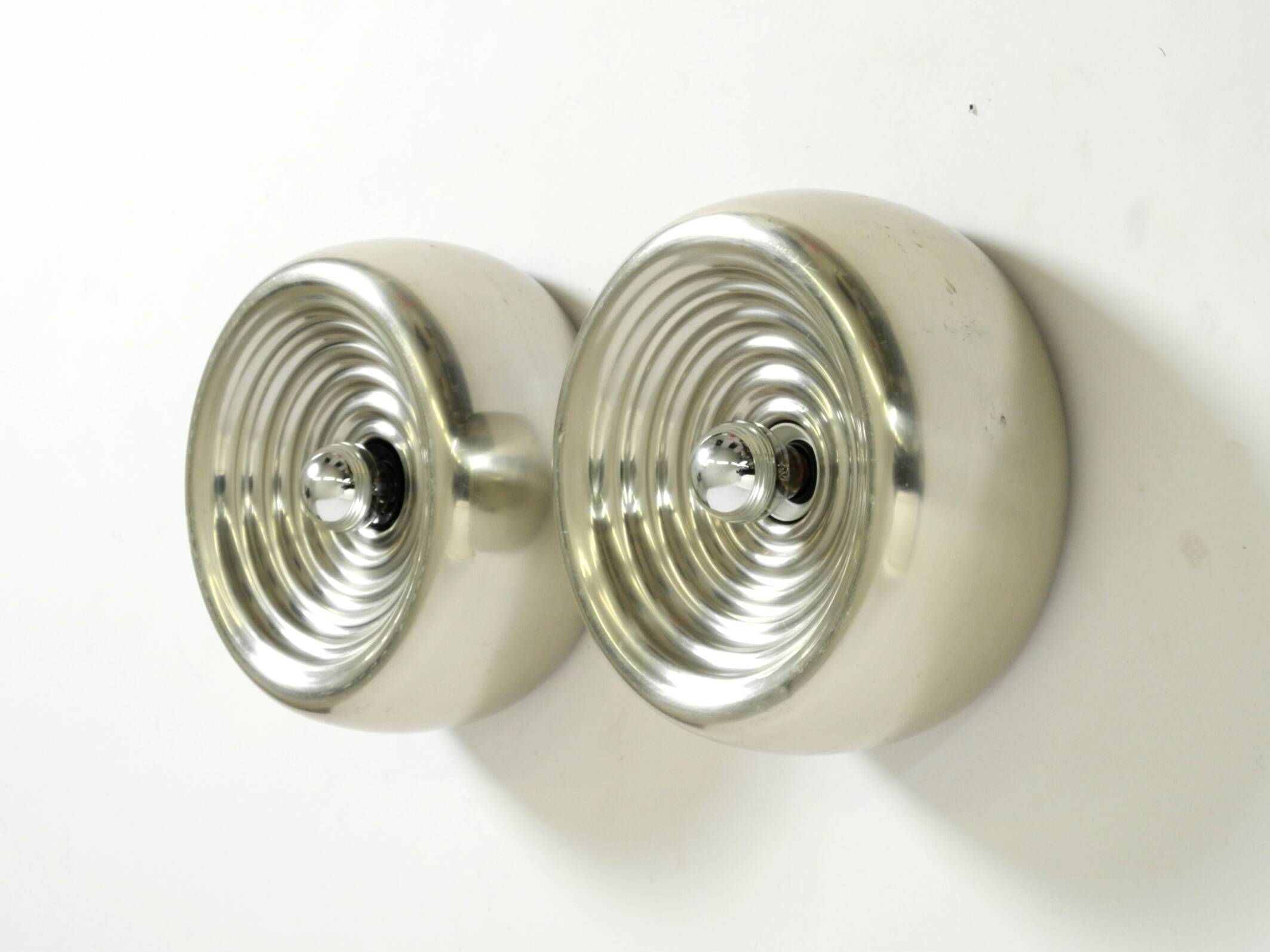 Set of two Padina Wall Lamps by Castiglioni for Flos, Italy, Circa 1970