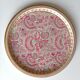 Metal tray Vienna Woods printed cachmire 70s
