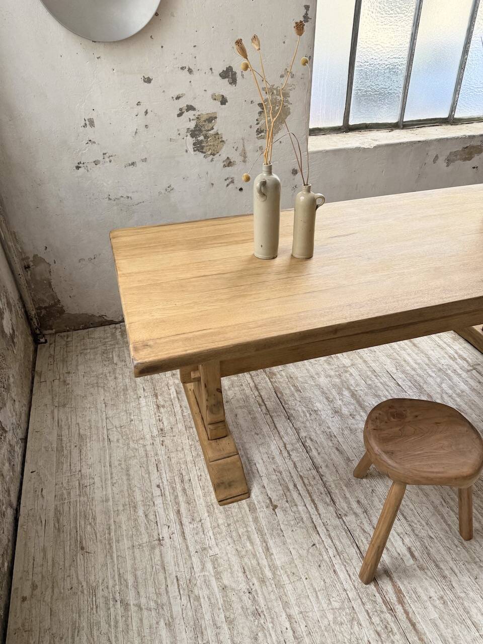 Beech monastery table 2m