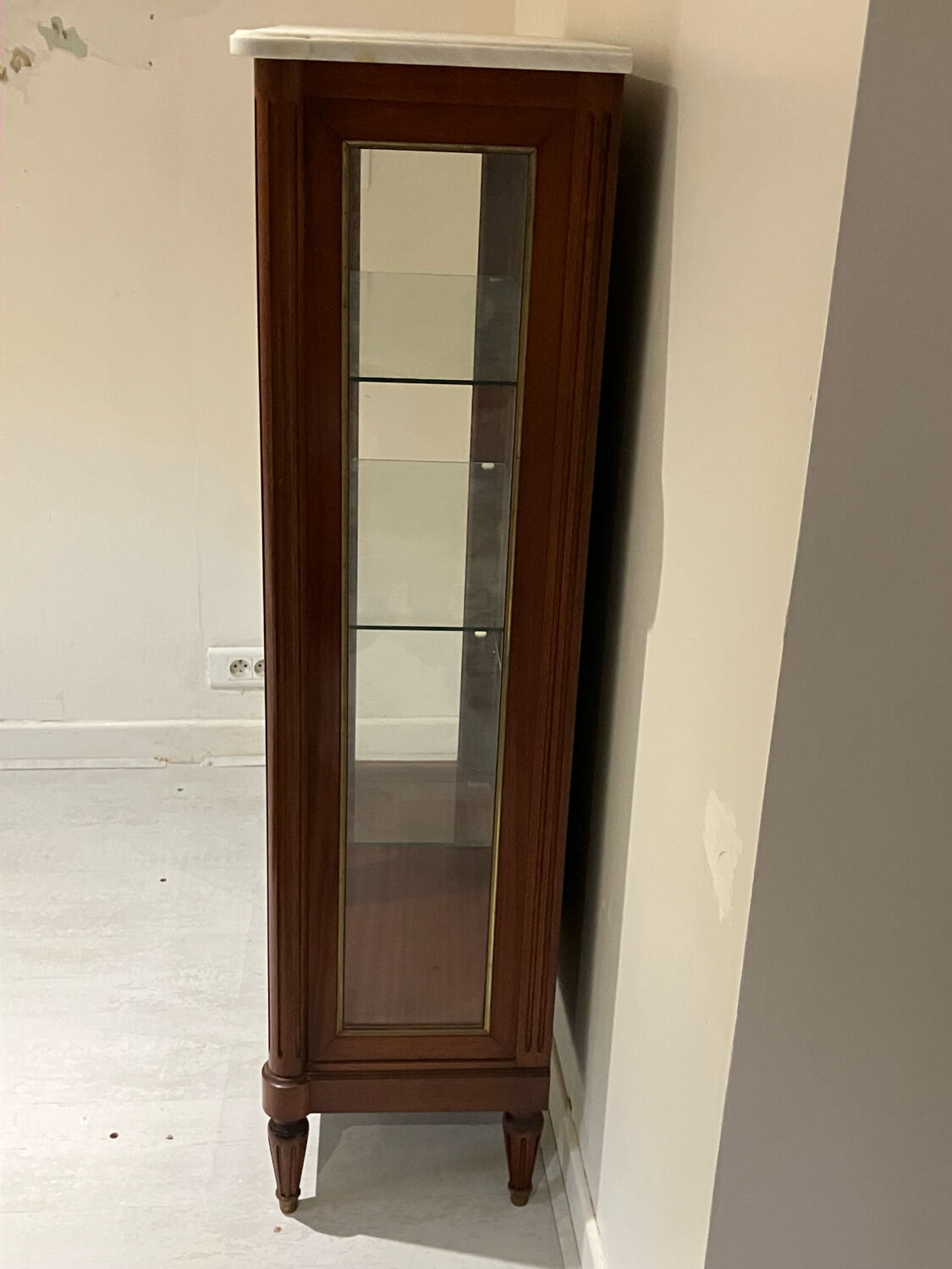 Directoire style display cabinet