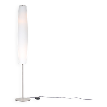 2000s Floor lamp with milk glass shade from the Netherlands