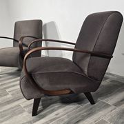 Fauteuils par Jindrich Halabala, 1940s, Set de 2