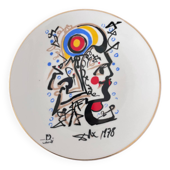 Demart salvador dalí- assiette plate