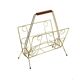Porte-revues scandinave en métal, Suède, 1960