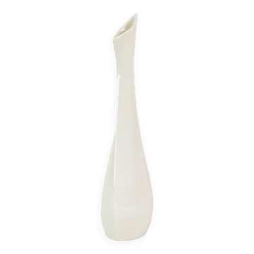 Minimalistyczny wazon porcelanowy, Sgrafo Modern, proj. Peter Muller, late 60.