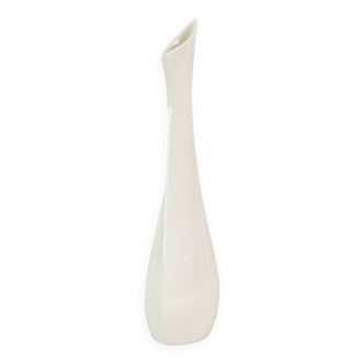 Vase minimaliste en porcelaine, Sgrafo Modern, par Peter Muller, années 1960