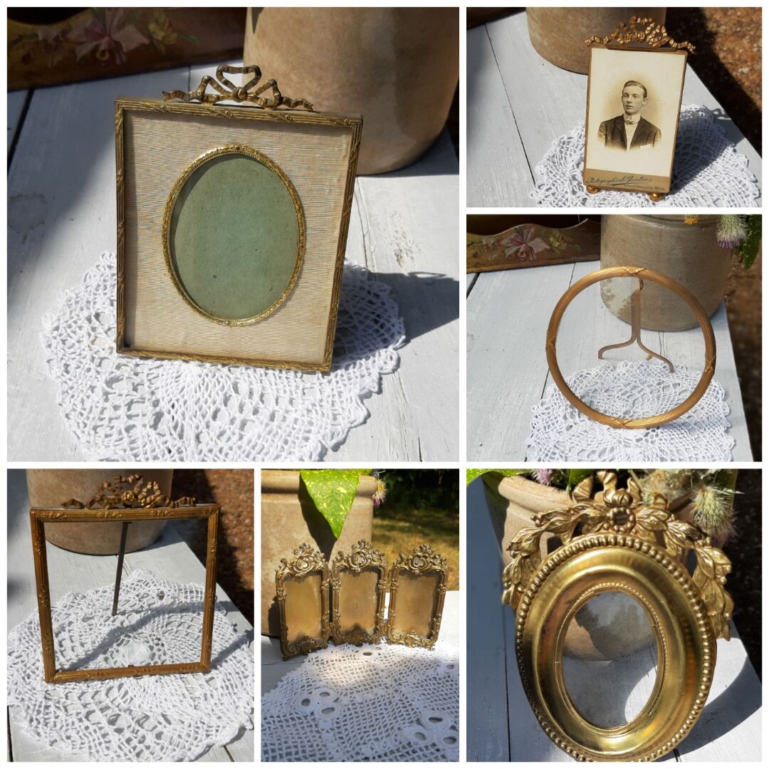 Brass photo frame