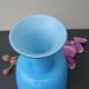 Vase turquoise verre