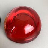 Murano Sommerso glass shell bowls Cenedese Vetri, 1960s