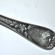Set of 12 ercuis soup spoons in silver metal - marly rocaille decoration 20.5cm