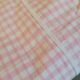 Drap - pièce de tissu - nappe vichy rose - 290x220cm - 912