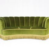 Danish curved banana sofa, 1940
