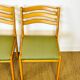 4 chaises scandinave vintage 1960