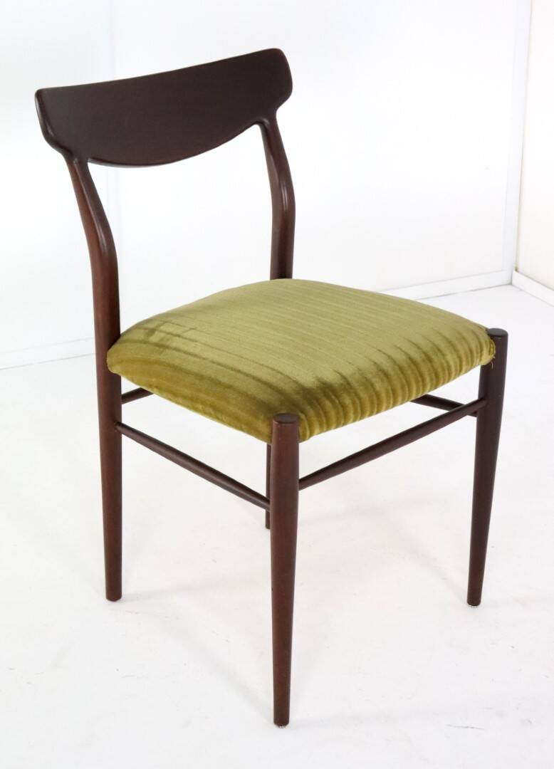Set of 6 Lübke Otto Pollak mid centiry chairs 'Aldersbach'