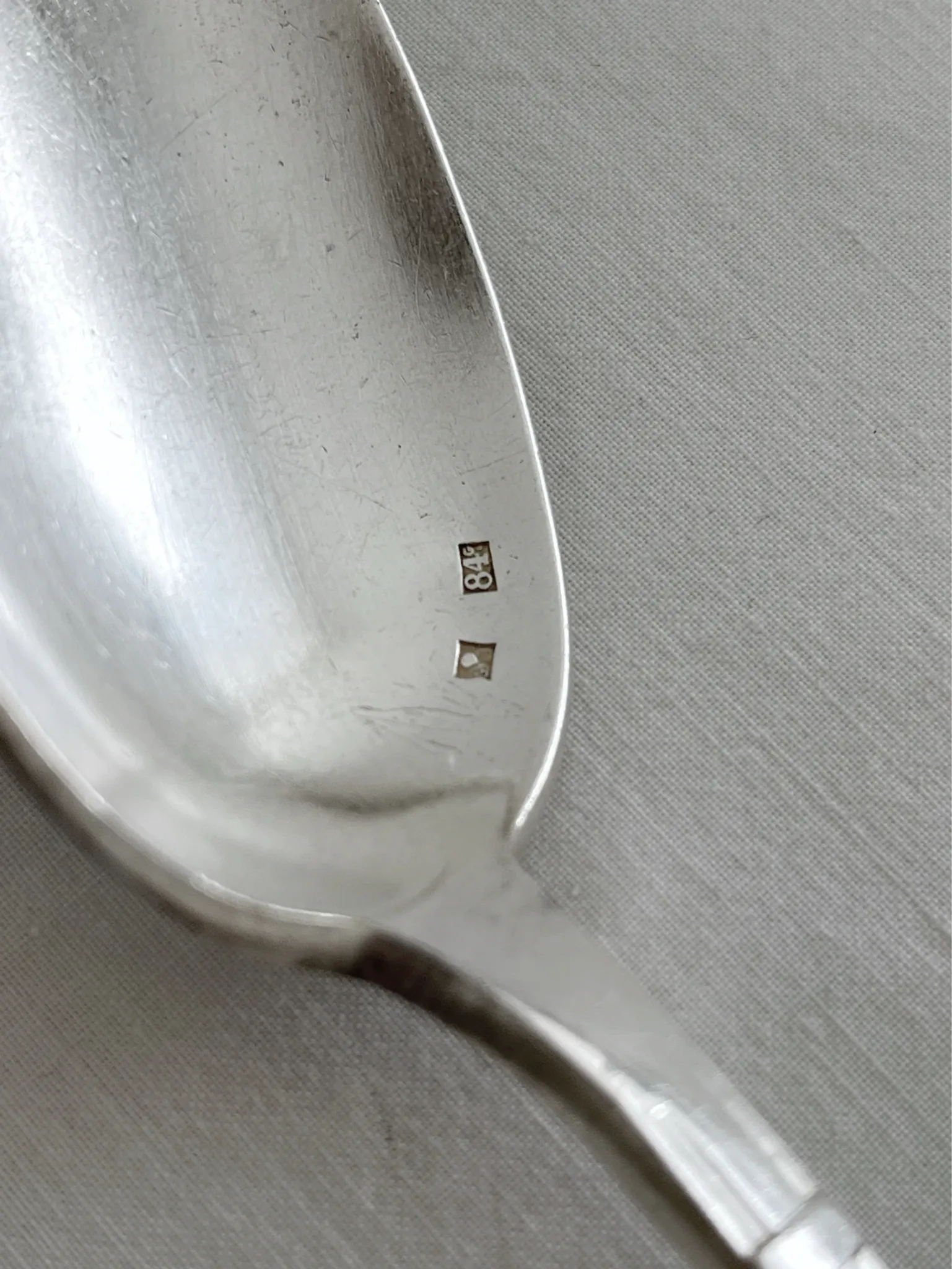 4 Art Deco silver-plated tablespoons