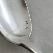4 Art Deco silver-plated tablespoons