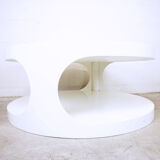 Cylindrical coffee table 60s