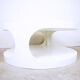 Cylindrical coffee table 60s