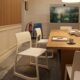 Vitra cafeteria chair - Stackable model, sled base