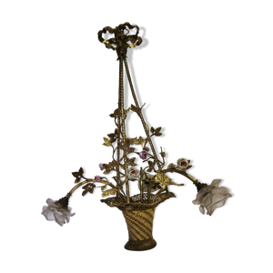 lustre corbeille Louis