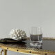 Crystal carafe and 4 glasses Daum France.
