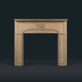 English George I/Queen Anne Eighteenth Century Stone Fireplace Surround