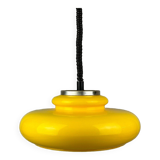 60s 70s ceiling lamp hanging lamp plastic chrome metal space age design