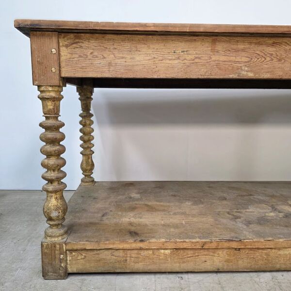 Grande table de drapier 19ème