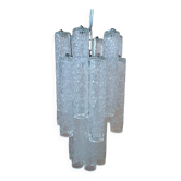 Lampadaire vintage en verre de Murano "Effet Glace" – Années 70 – Design