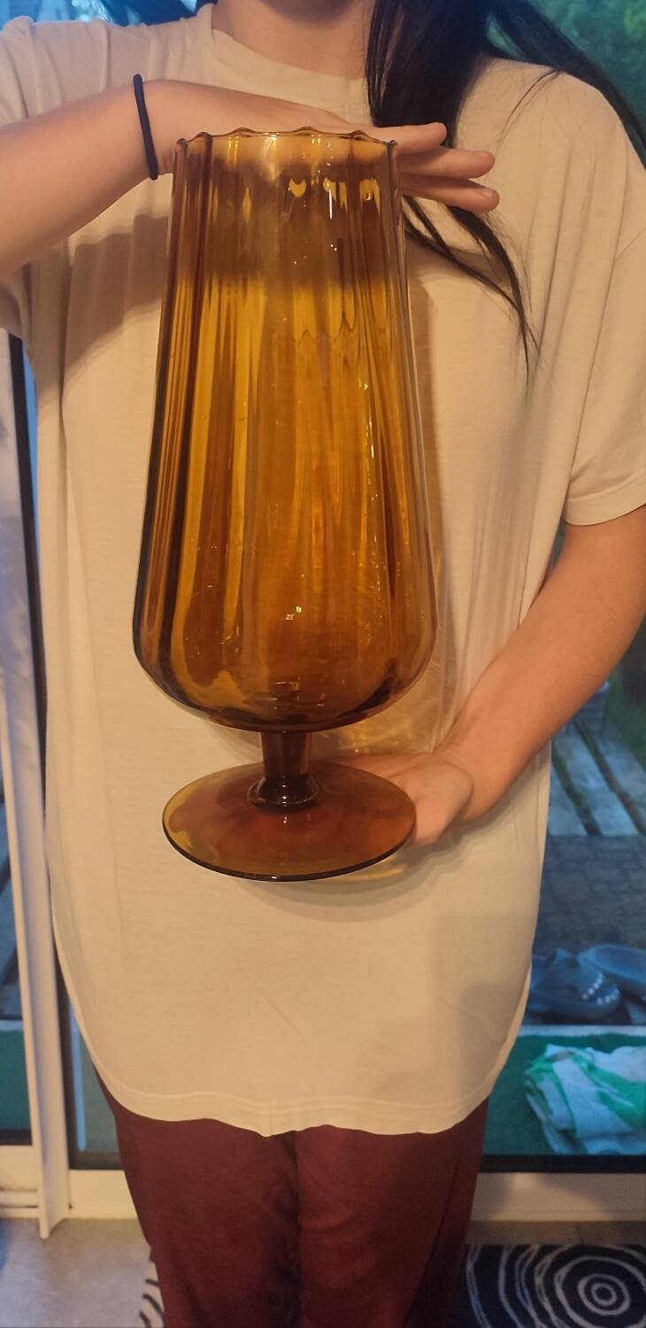 Large Italian vase from Empoli, 1960s