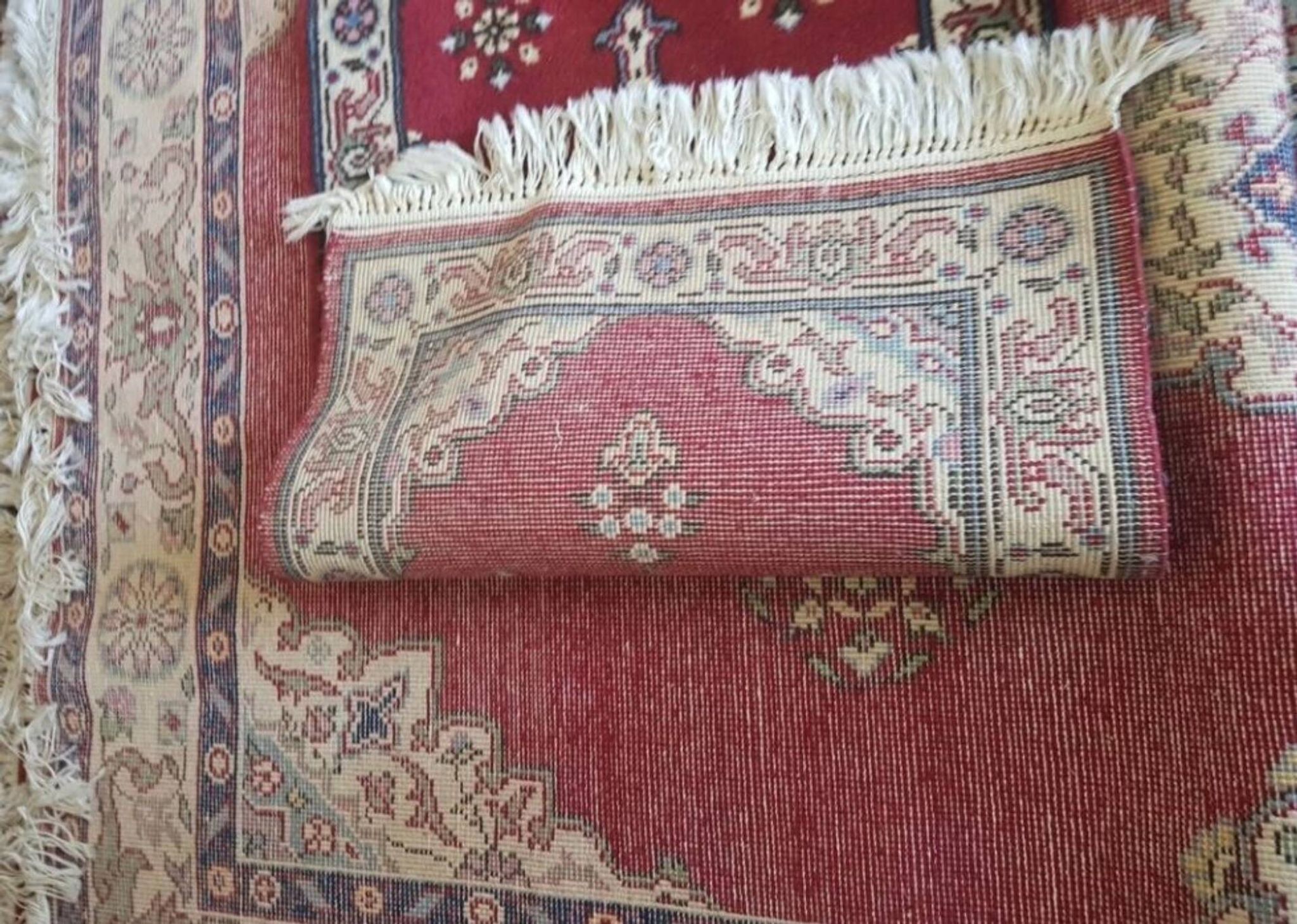 Small Persian rug from the 1960s.