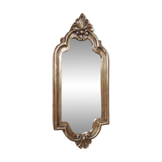 Small Golden mirror 16x37cm