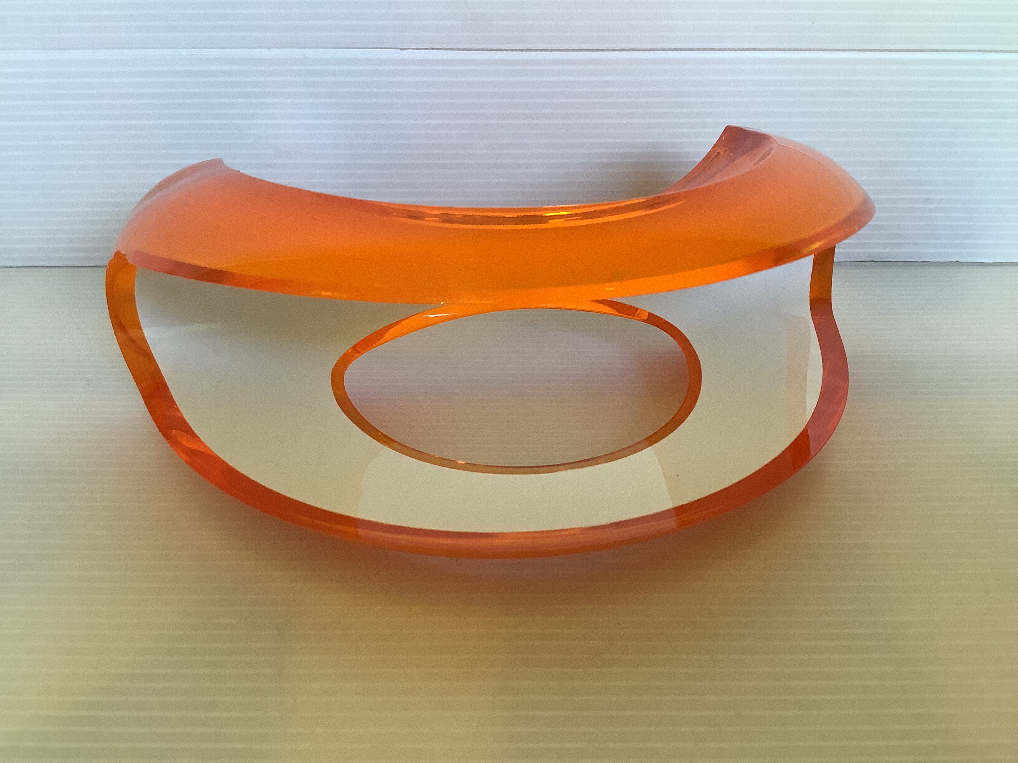 Orange guzzini mail rack made in Italy