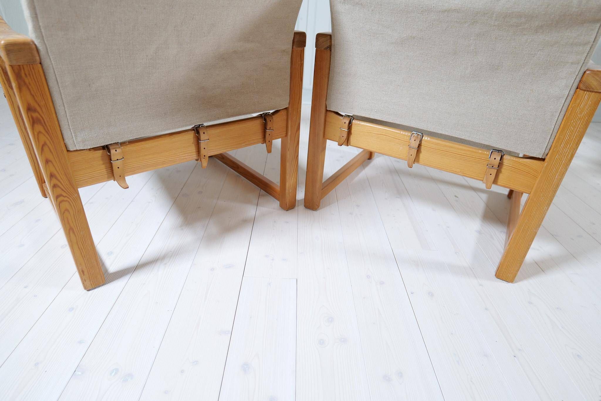 Karin Mobring Diana mid-century modern armchairs by Ikea in Sweden, 1970s.