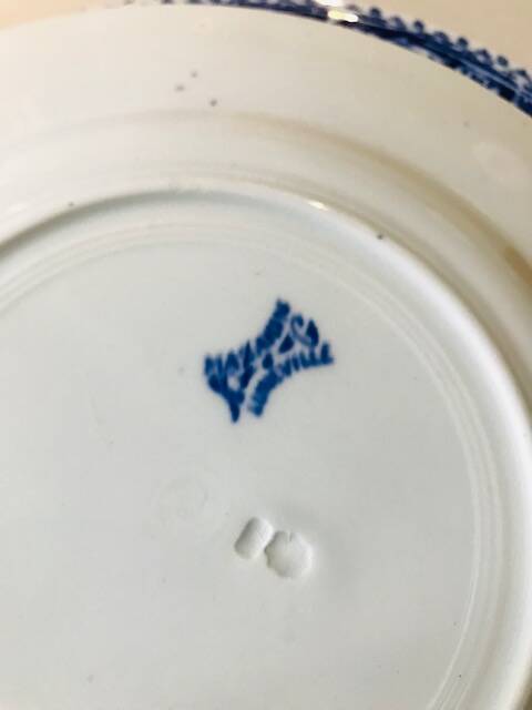 Set of 8 Luneville Mazarin plates