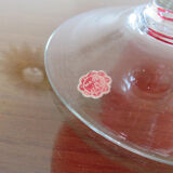 Italy 60s 70s red glass vase