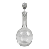 Carafe en cristal gravé fin 19ème début 20ème